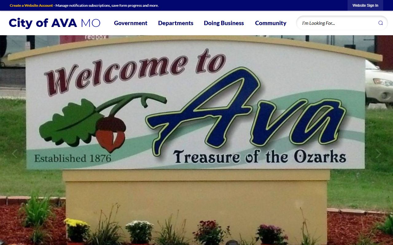 Ava Police Holding Facility custody search city contact source